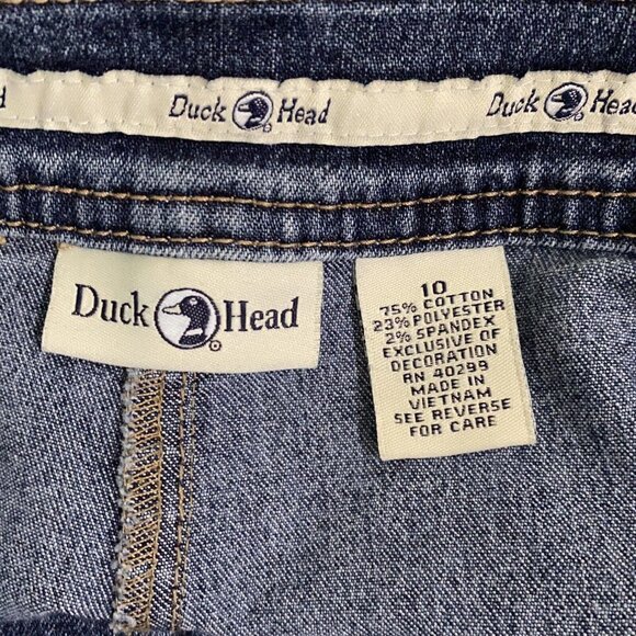Duck Head Womens Jeans Size 10 Blue Preppy High Rise Denim - Picture 5 of 6